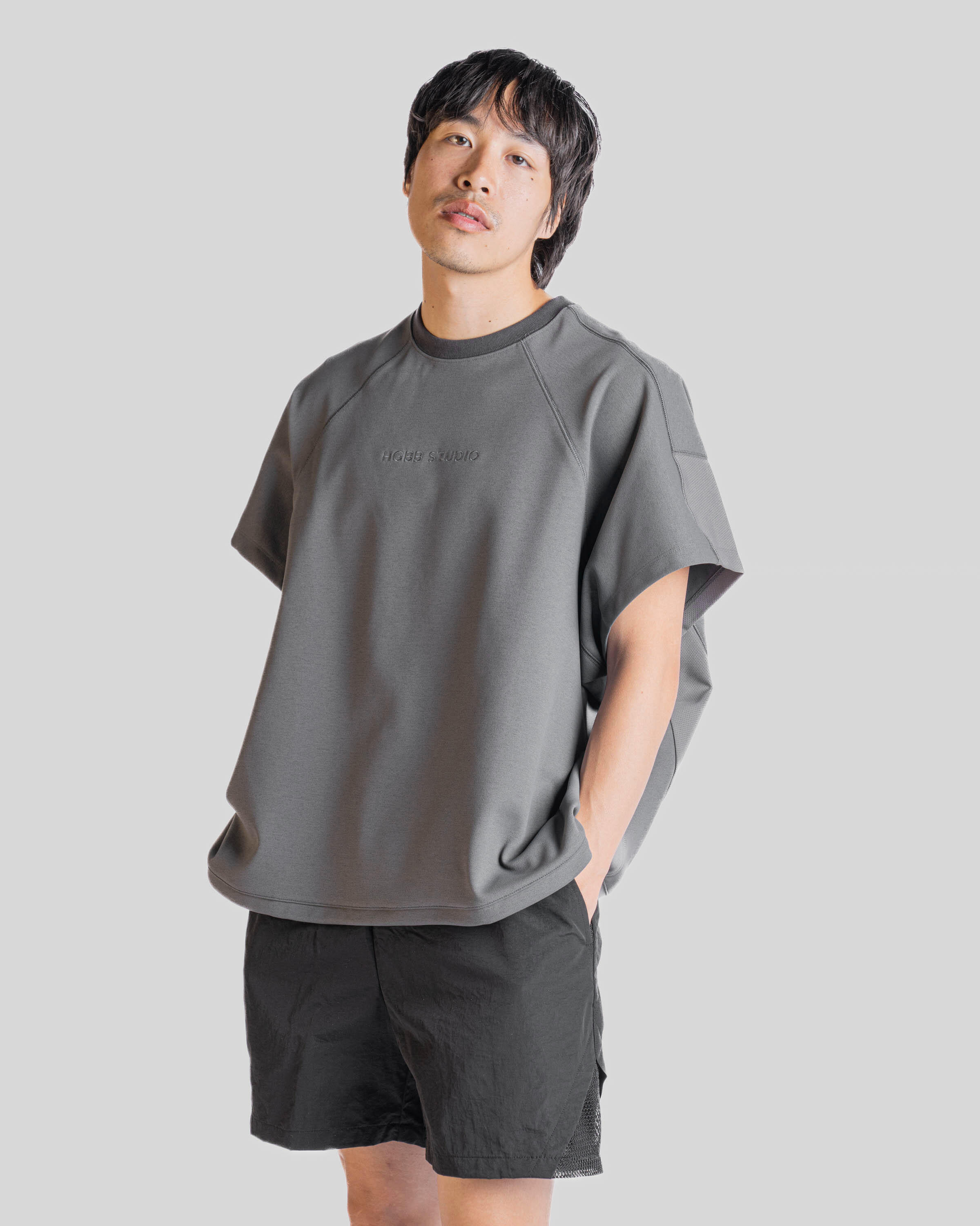 HGBB Studio Jin Tshirt | JT-asphalt | AFEW STORE